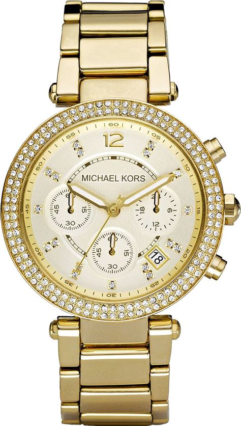 michael kors parker watch gold tone|Michael Kors parker mk5354.